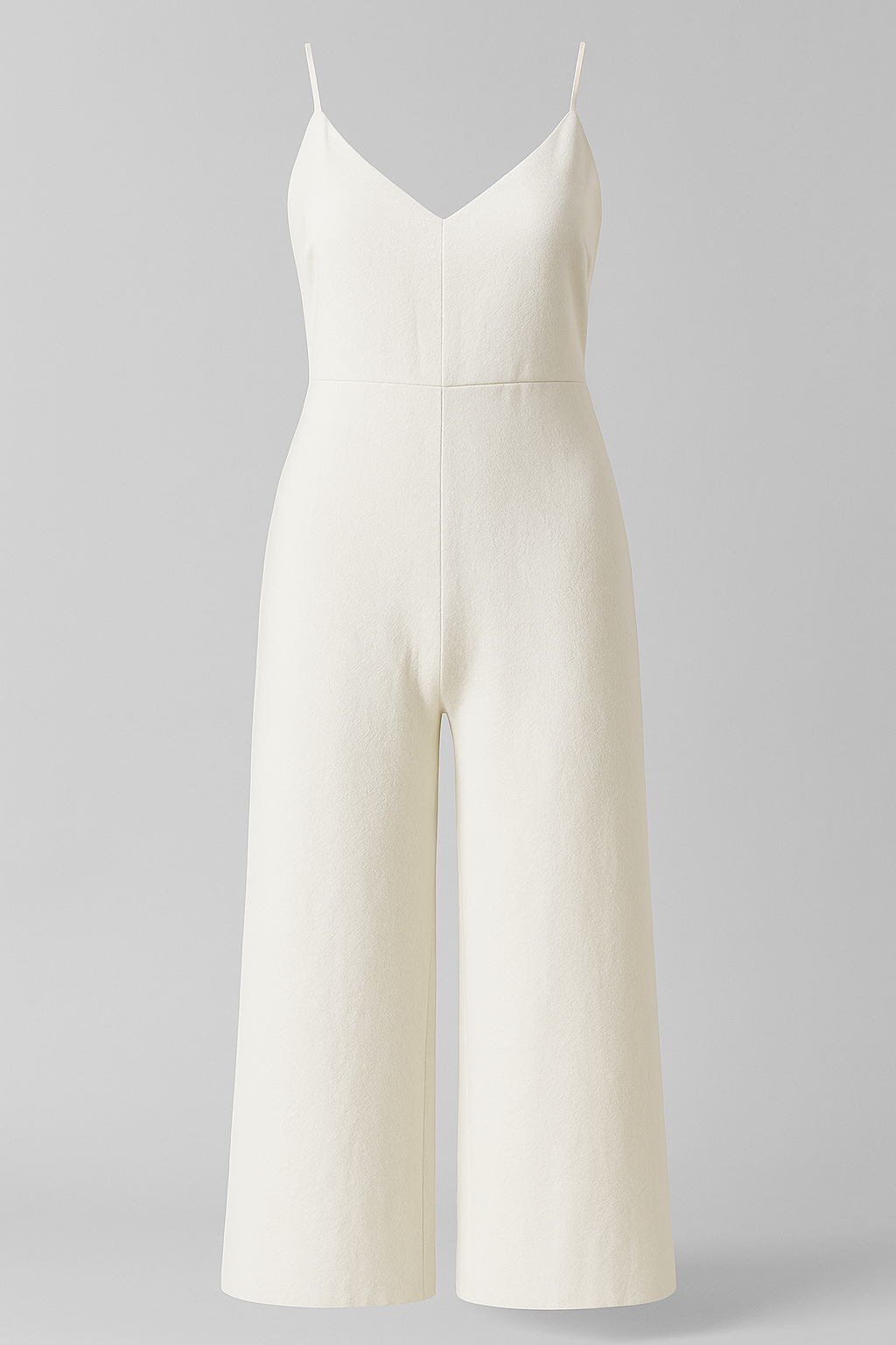 Jumpsuit : Dames Jumpsuit Zonder Mouwen - Wit in Wit van Pantino