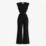 Combinaison de Fête Femme Noire Élégante