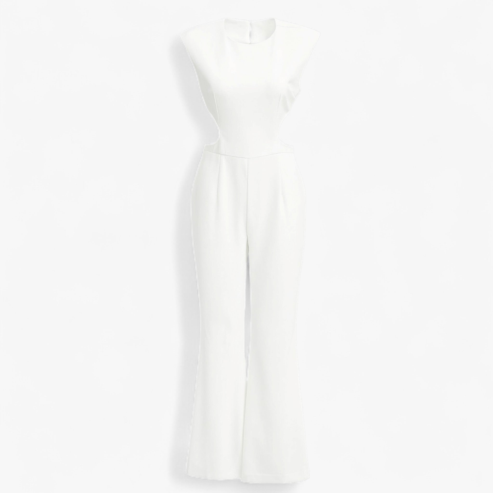 Women's Clothes : Dames Feestelijke Jumpsuit Zwart Elegant in Wit van Pantino