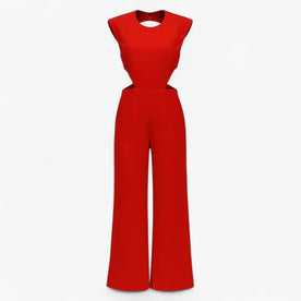 Women's Clothes : Dames Feestelijke Jumpsuit Zwart Elegant in Rood van Pantinoshop
