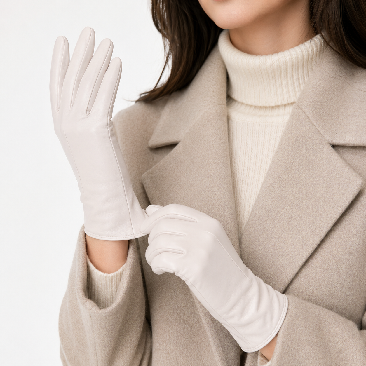 Gloves : Dames Handschoenen van Echt Leer in van Pantino