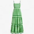 Zomerjurk Dames Groen - Lichte met Spaghettibandjes