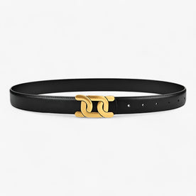 Riemen : Dames Retro Chic Riem voor Elegante Outfits - Bruin in Zwart van Pantinoshop