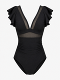 Costume da bagno sexy da donna con dettagli in rete