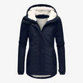 Dames Stijlvol Winterjack Waterproof - Blauw
