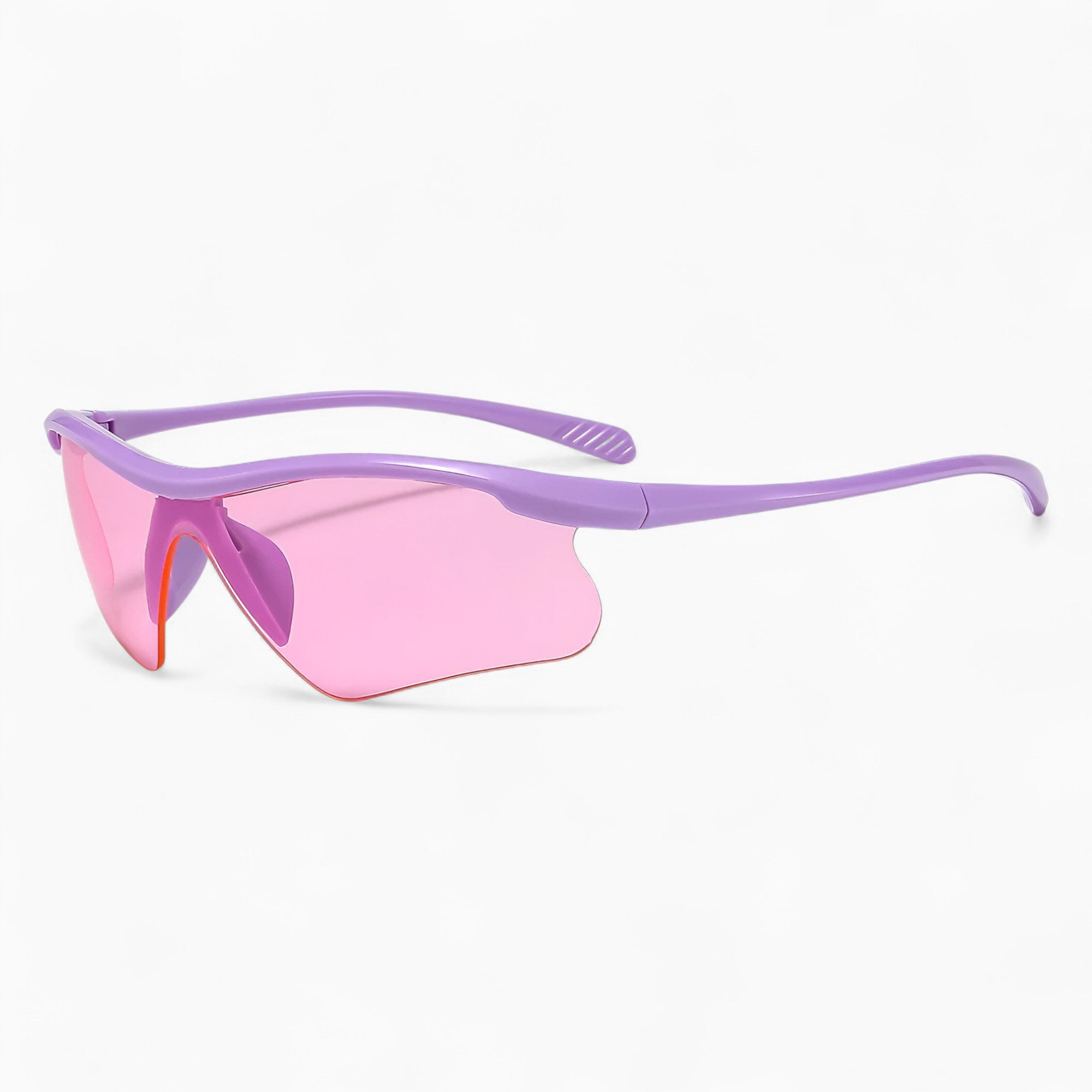 Zonnebrillen : Dames Vintage Zonnebril met UV-bescherming - Grijs Zilver in Violet roze van Pantino