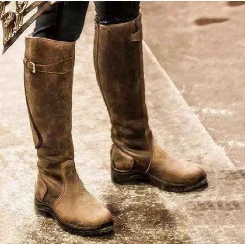 Waterdichte Leren Winter Rijlaarzen Dames: Warmte, Grip & Stijl