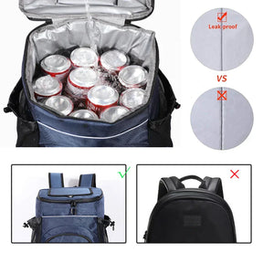 outdoor equipment : IceHiker - De Ultieme Koelrugzak voor de Zomer - Blauw in van Pantino