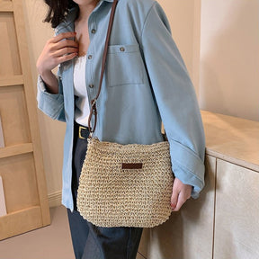 bags : Leren Damestas Beige - Elegante Schoudertas van Echt Leer in van Pantino