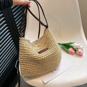 bags : Leren Damestas Beige - Elegante Schoudertas van Echt Leer in van Pantino