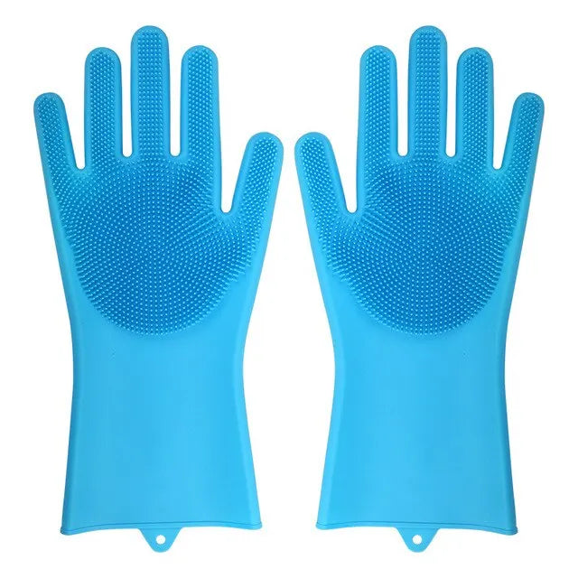 home & garden : Makkelijk Schoonmaken Afwas - Siliconen in Blauw van Pantino