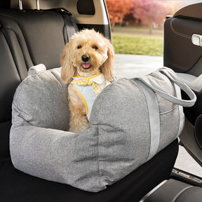 pets : Kalmerend Hond Auto Bed - Grijs in van Pantino