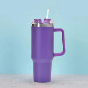 outdoor equipment : HeatGuard - De Beste Thermofles die Jij Ooit Zult Hebben - Donker Blauw in Donker paars 1200ML van Pantino