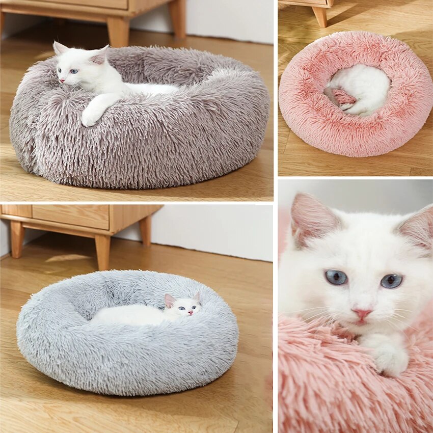 pets : Katten en Hondenbed Roze - Knus Comfortabel Zacht - Pluche in van Pantino