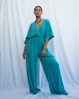 Elegante dames jumpsuit in zwart katoen met capuchon, comfortabele pasvorm, maten van S tot XL