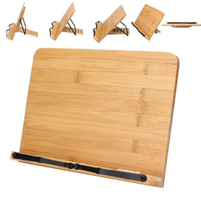 home & garden : Verstelbare Boekenhouder - Draagbaar Lade Papierclips Kantoor - Aluminium in van Pantino
