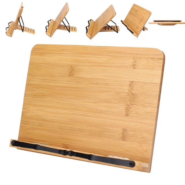 home & garden : Verstelbare Boekenhouder - Draagbaar Lade Papierclips Kantoor - Aluminium in van Pantino