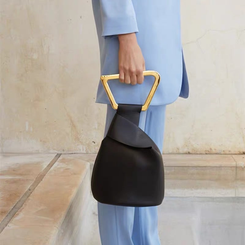 bags : Draagtas Dames Zwart - Geometrisch Handvat Modern - Kunststof in Zwart van Pantino