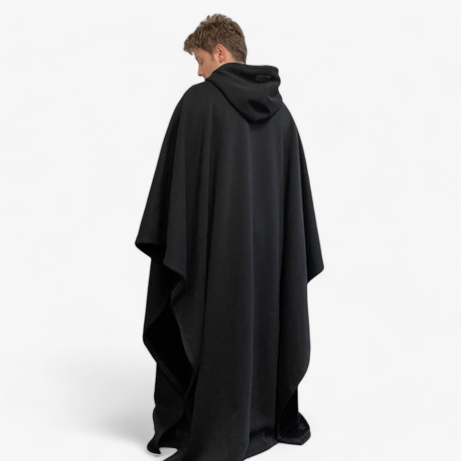 Poncho : Cap Unisex Rozenkwarts - Fleece Poncho met Capuchon - Ultiem Comfort en Stijl in van Pantino