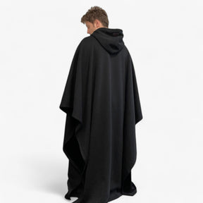 Poncho : Cap Unisex Rozenkwarts - Fleece Poncho met Capuchon - Ultiem Comfort en Stijl in van Pantino