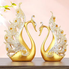 home & garden : MajesticMates - Zwanenliefhebbers Decoratie - Goud in van Pantino