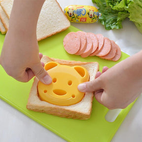 home & garden : Sandwich Uitdruk Vormpjes - Leuke Vormen Kinderen Verrassen - Kunststof in van Pantino