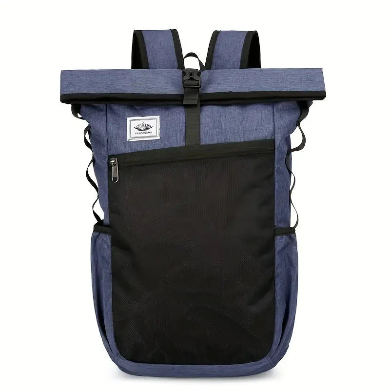 bags : Eirlys Opvouwbare Rugzak Unisex - Multifunctionele Lichtgewicht Rugzak voor Sport - Grijs in Donkerblauw van Pantino