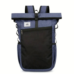 bags : Eirlys Opvouwbare Rugzak Unisex - Multifunctionele Lichtgewicht Rugzak voor Sport - Grijs in Donkerblauw van Pantino