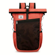 bags : Eirlys Opvouwbare Rugzak Unisex - Multifunctionele Lichtgewicht Rugzak voor Sport - Grijs in Oranje Rood van Pantino