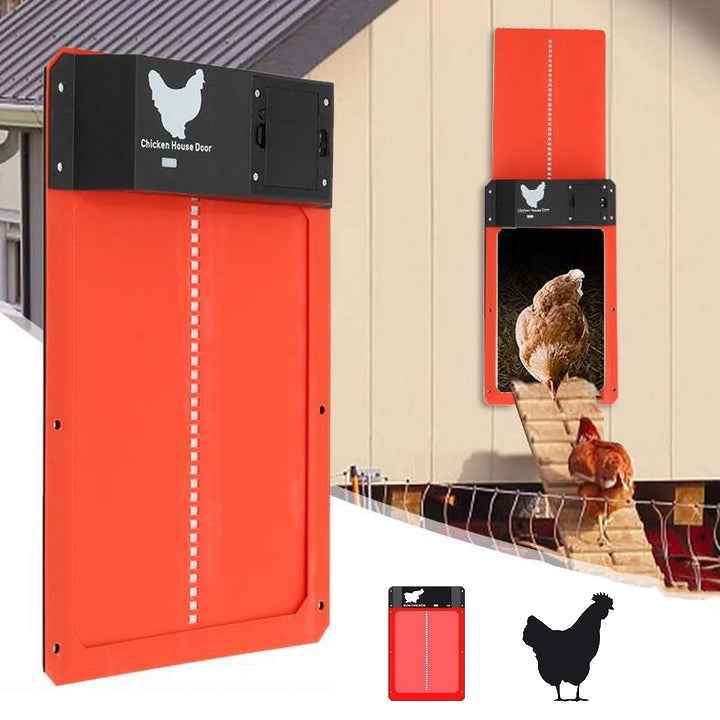 Chicken Coop Door : Automatische Solar Deur PRO+ voor Kippenhok - Lichtsensoren & Slimme Timer in van Pantino
