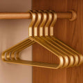 Heren Aluminium Kleerhangers - Ruimtebesparend & Antislip (4 Stuks)