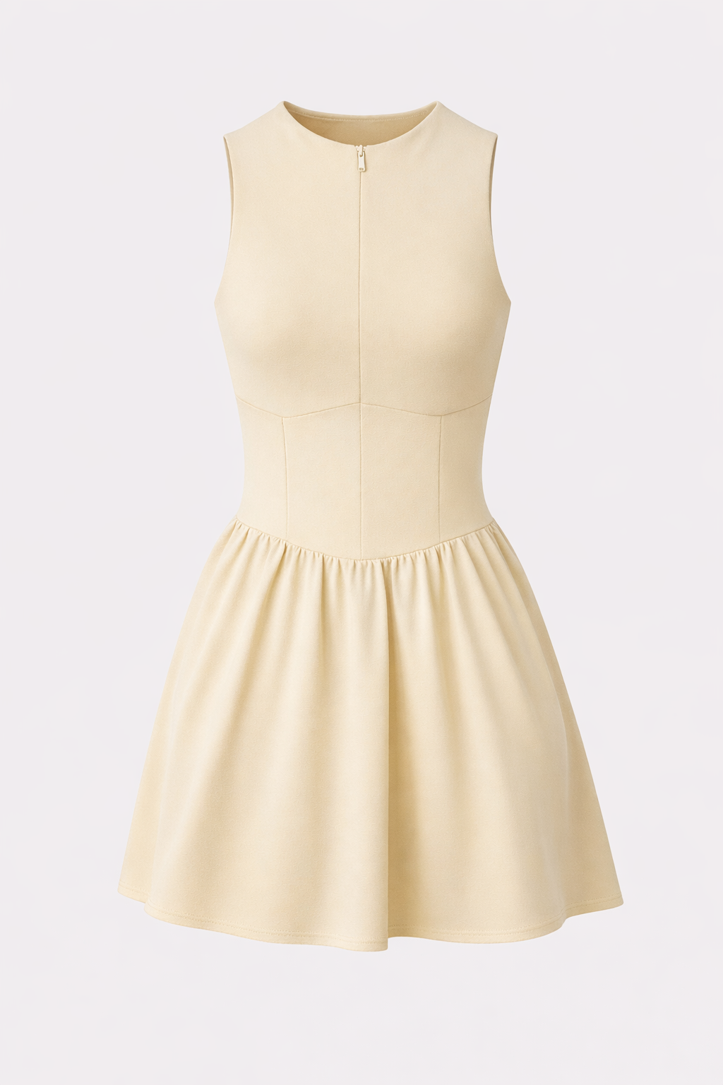 Women's Sportswear : Complete set tennisrok met ingebouwde push-up bh Dames in Crème (licht ivoor) van Pantinoshop