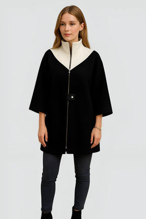Clothes : Jas Dames Blauw - Elegante Lange in van Pantino