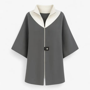 Clothes : Jas Dames Blauw - Elegante Lange in Grijs van Pantino