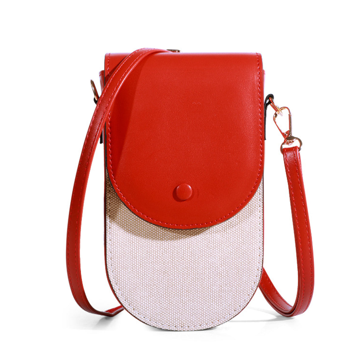 bags : Schoudertas Dames Zwart - Eenvoudige Klassieke in Rood van Pantino