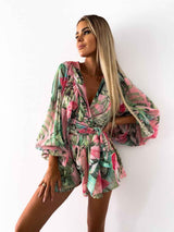 Elegant Dames Set Short en Blouse - Casual Zomeroutfit