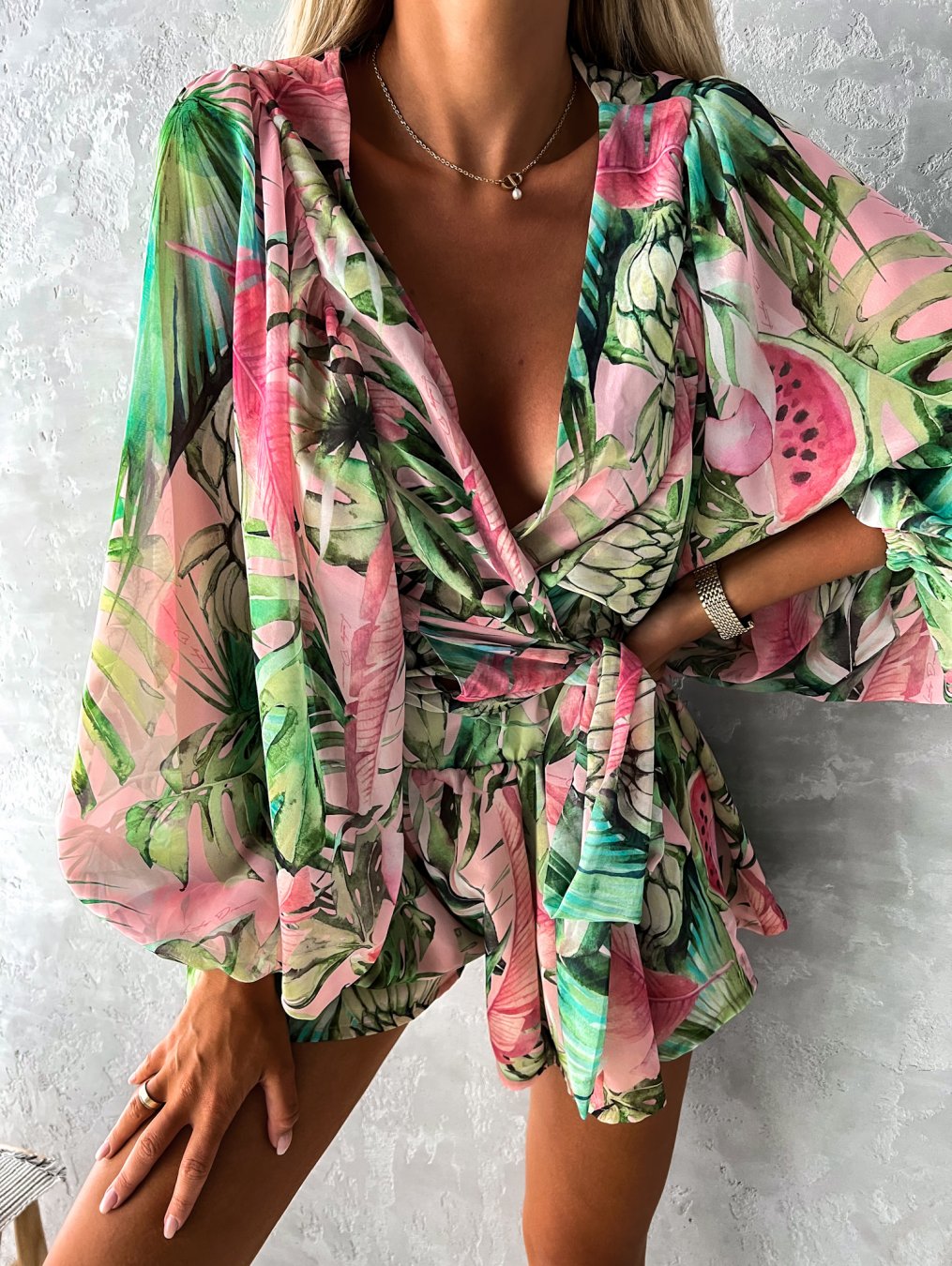 Outfits en sets : Damesensemble Short Blouse Outfits en sets in van Pantino