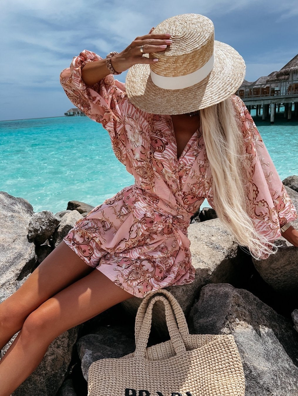 Elegant Dames Set Short en Blouse - Casual Zomeroutfit