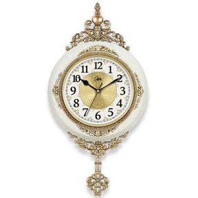 home & garden : Retro Wandklok Europese Stijl - Vintage Decoratief Interieur - Metaal in 6 van Pantino