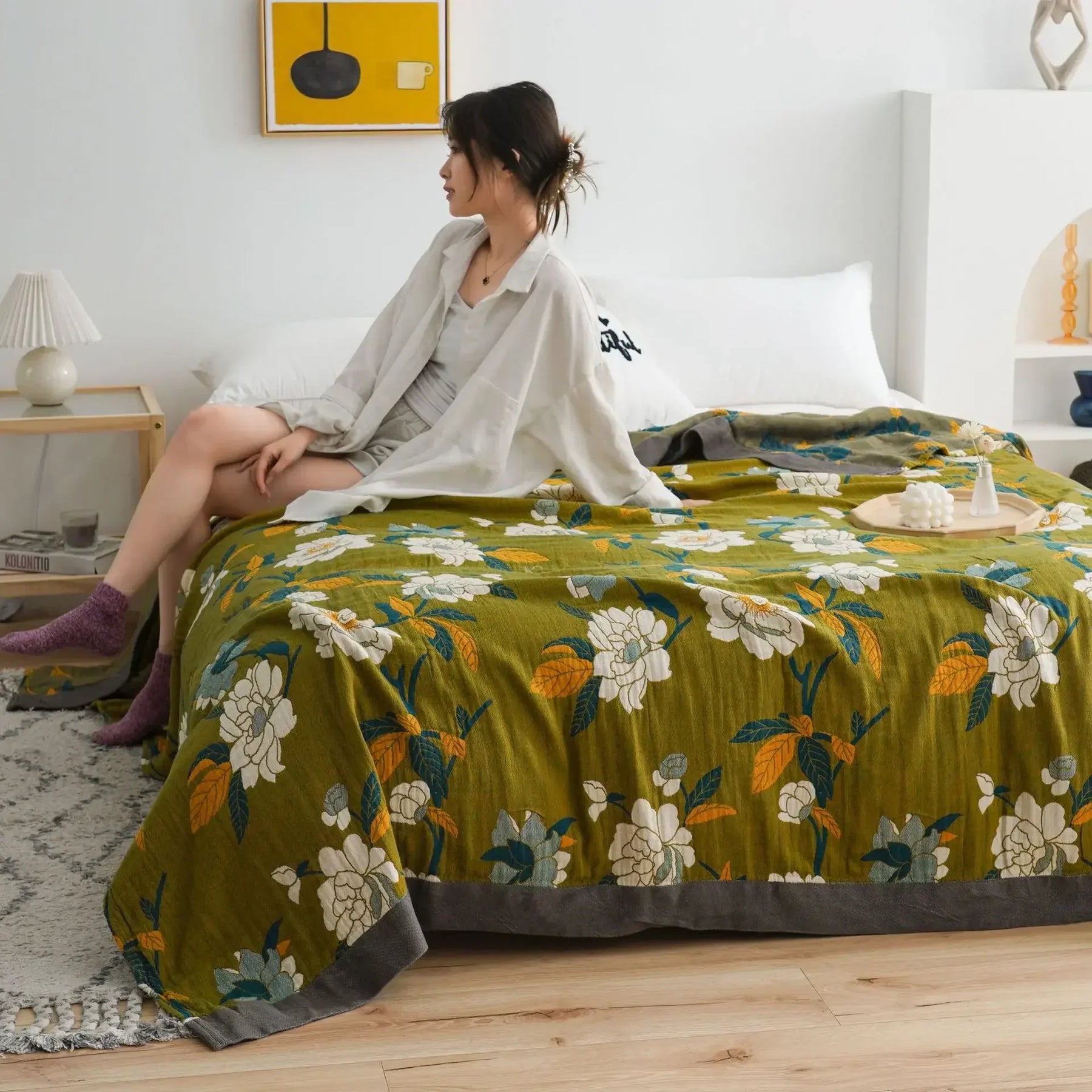 home & garden : Pearl Zachte, Stijlvolle Tapijten - Groen in van Pantino