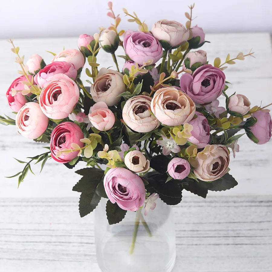 home & garden : Kunstzijden Bloemen - Decoratief Altijd Mooi Kleurrijk - Zijde in van Pantino