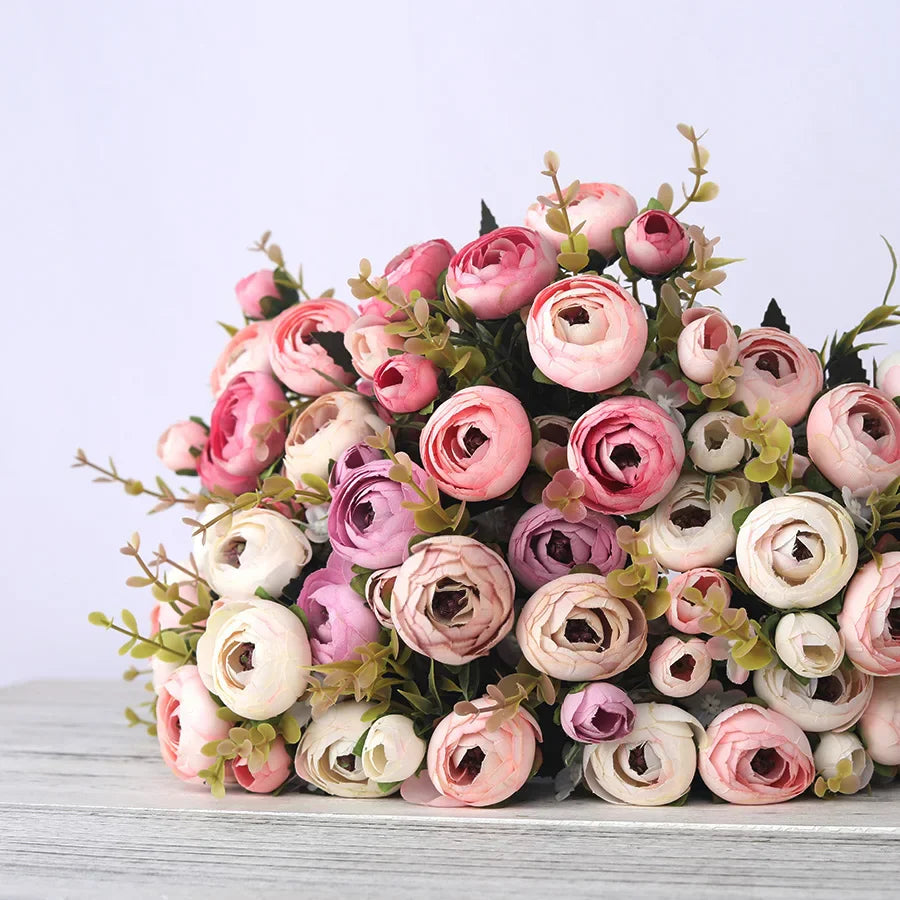 home & garden : Kunstzijden Bloemen - Decoratief Altijd Mooi Kleurrijk - Zijde in van Pantino