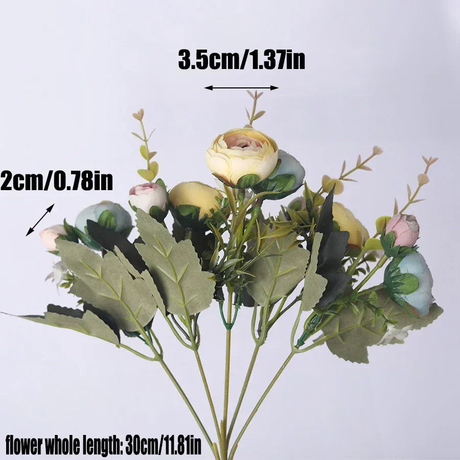 home & garden : Kunstzijden Bloemen - Decoratief Altijd Mooi Kleurrijk - Zijde in van Pantino