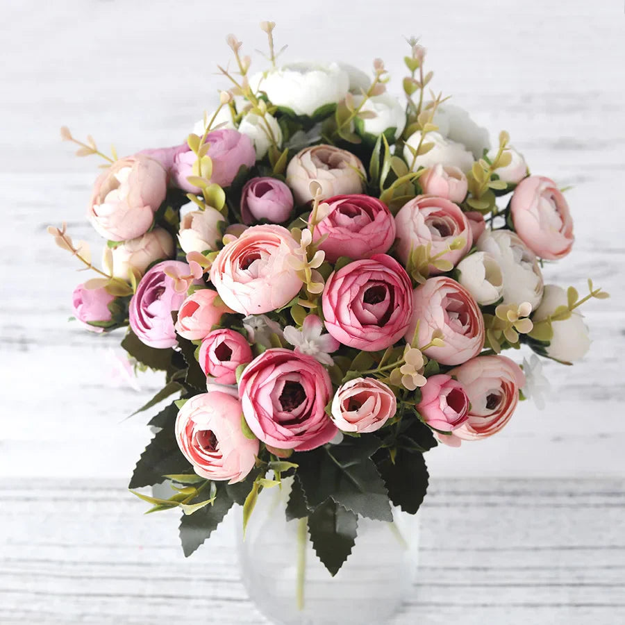 home & garden : Kunstzijden Bloemen - Decoratief Altijd Mooi Kleurrijk - Zijde in van Pantino