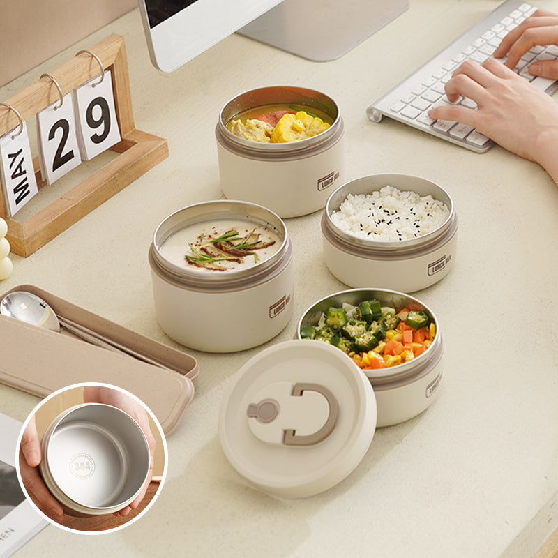 home & garden : Geïsoleerde Lunchbox Meerlaags - Vers Eten Overal Meenemen - RVS in van Pantino