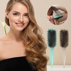 Hair Brush : Stylingborstel voor krullend haar - Bounce Curl Define, groen, voor definitie en volume in van Pantino