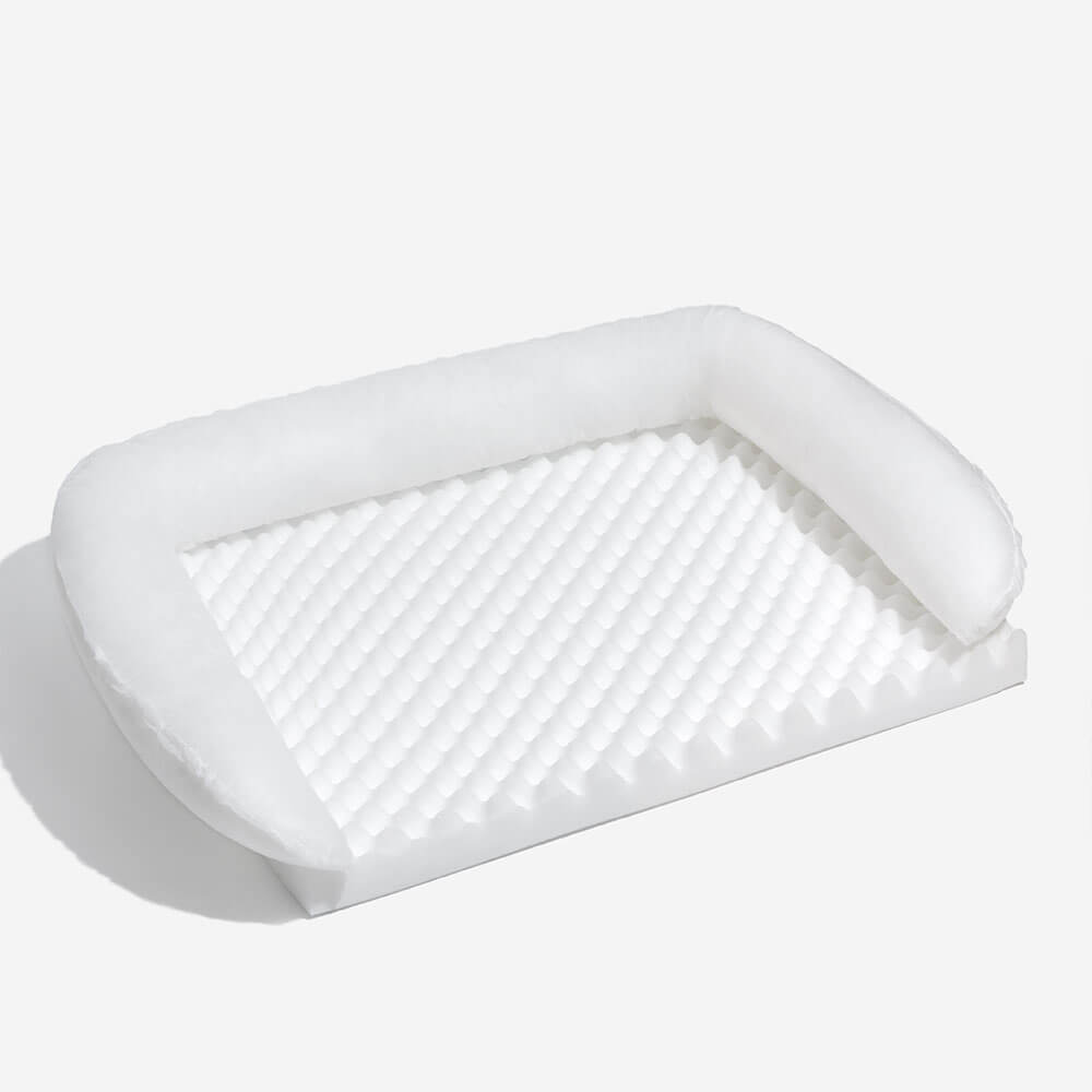 pets : Florale Orthopedisch Hondenmand - Zachtroze in van Pantino