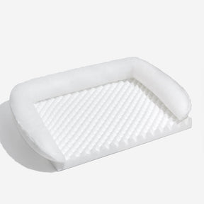 pets : Florale Orthopedisch Hondenmand - Zachtroze in van Pantino