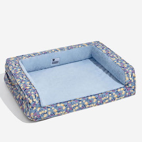 pets : Florale Orthopedisch Hondenmand - Zachtroze in van Pantino