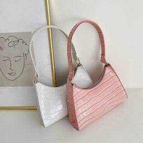 bags : Retro Schoudertas Dames Beige - Vintage Stijl PU-Leer - PU-Leer in van Pantino